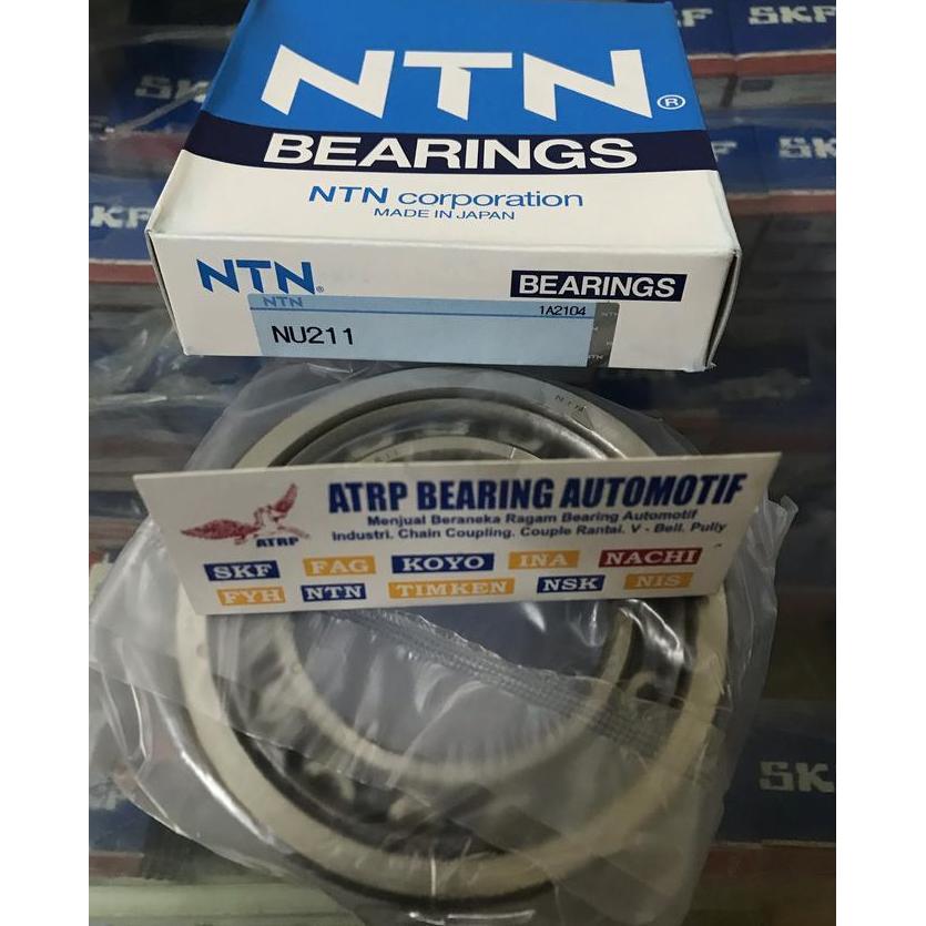 CYLINDRICAL ROLLER BEARING NU 211 NU211 NTN JAPAN ORINAL 55X100X21