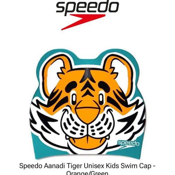 Topi Renang Anak Speedo Original - Speedo Aanadi Tiger Cap Kids