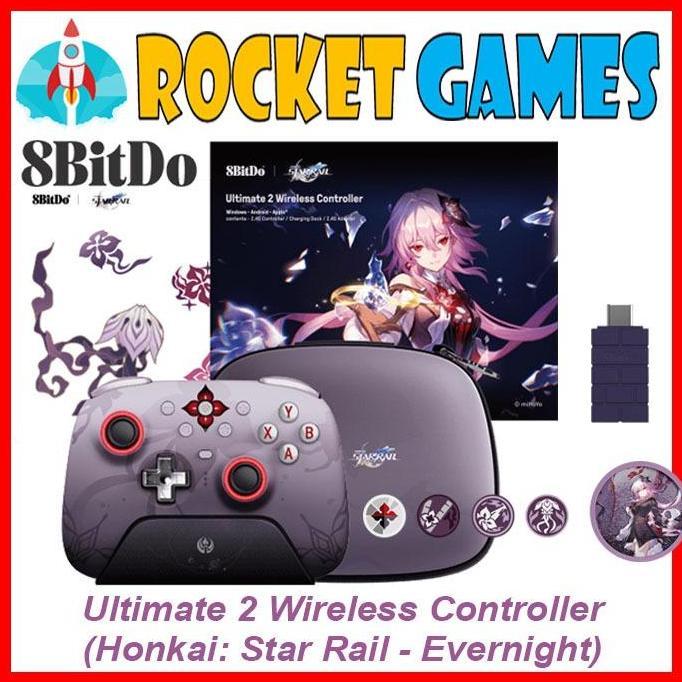 (Good) 8Bitdo Ultimate 2 Wireless Controller Honkai : Star Rail Evernight Limited Edition