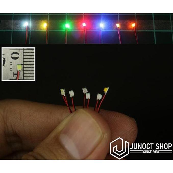 LAMPU LED KOTAK KECIL DENGAN KABEL 04 - MAKET ASESORIS MINIATUR GUNDAM JUN27
