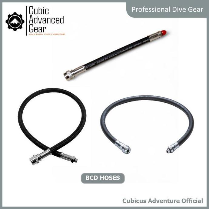 BCD Inflator Low Pressure Hose - Replacement for Scuba Diving BCD
