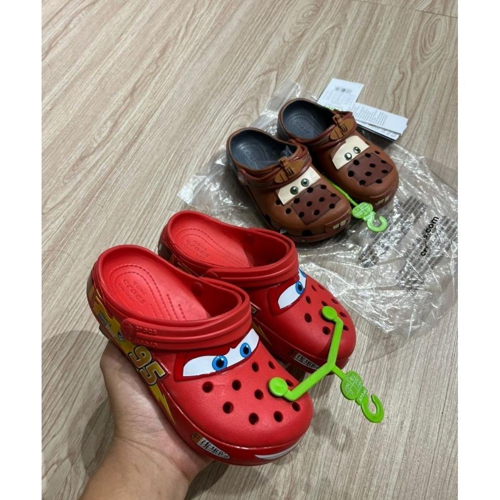 BEST DEALS Sandal crocs anak Cars led / Crocs cars lampu / sandal crocs cars led