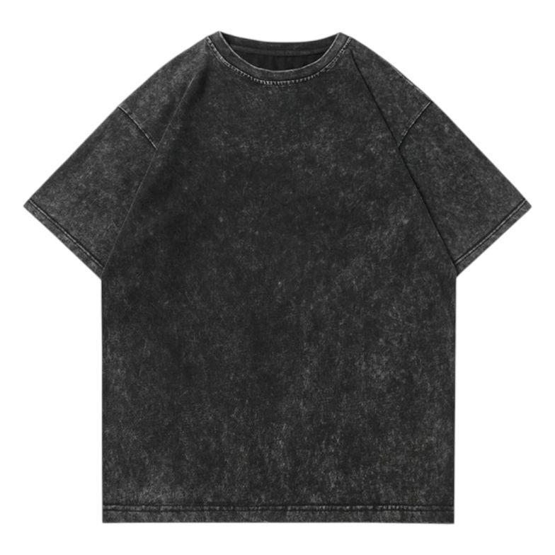 NEW KAOS POLOS OVERSIZE HITAM CATTON 24S WASHED PREMIUM DISTRO WASHING SANDWASH