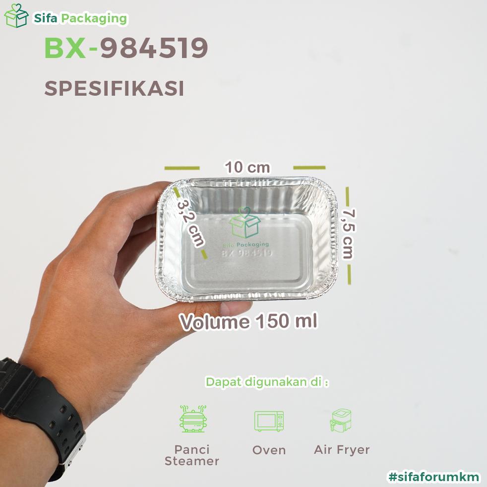 Big Promo Alumunium Foil Cup Bx 984519 + Tutup Aluminium Tray Lasagna Macaroni Schotel Dimsum Mentai