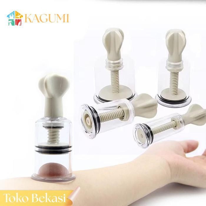 Kagumi Kop Bekam Vakum Manual Putar Kop Angin Bekam Vakum Alat Bekam Kop Angin Ready Stok