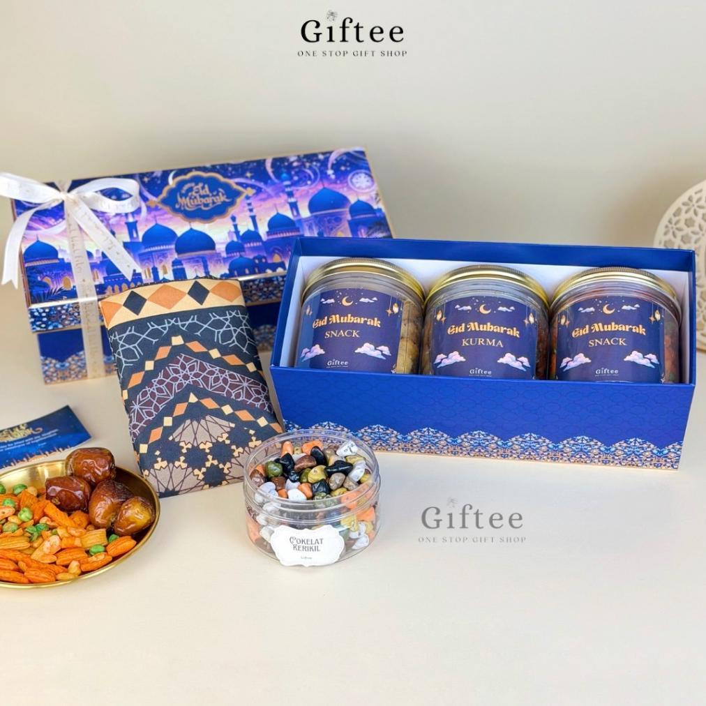Big Promo Hampers Lebaran Madinah Exclusive Hard Box Isi Kurma Snack Sajadah Cokelat Kado Parcel Idu