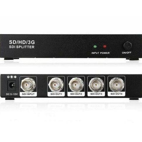SDI splitter/Distributor 4 output / 4port - Support SD/HD/3G-SDI / SDI SPLITER 4port ,  1 x 4 [terba