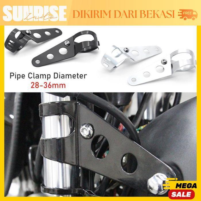 Bracket Lampu Universal Custom Kuping Lampu Custom GL TIGER MEGAPRO NINJA CB VIXION SCORPIO