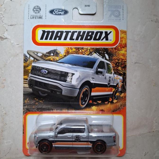 matchbox  2022 ford f150 lightning 70th