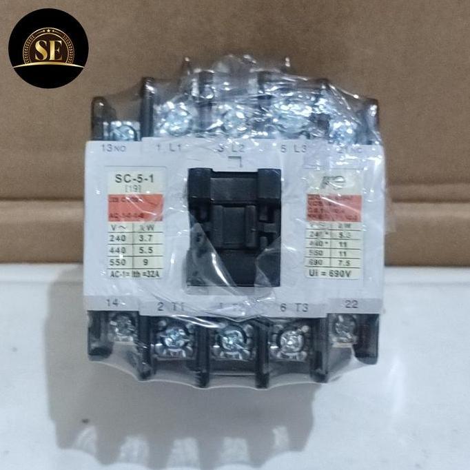 Pilihan- Magnetic Contactor Fuji Sc-5-1 Kontaktor Fuji Sc51 Sc 5 1