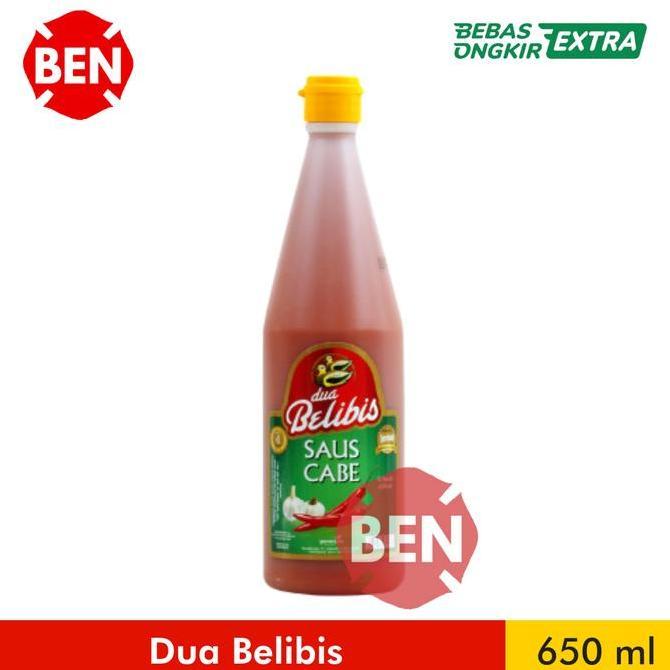 Spice- Saus Cabe Dua Belibis Botol 650Ml 650 Ml Besar Plastik Saos Sambal
