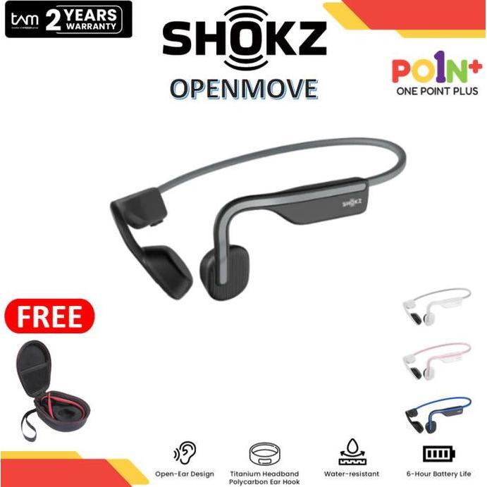 Voce- Shokz Openmove Wireless Bone Conduction Headphone Aftershokz Open Move