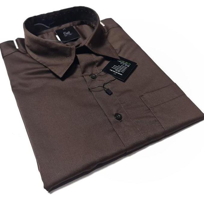 Thsr- Kemeja Hem Baju Atasan Regular Regular Cowok Pria Laki Besar Hitam Putih Maroon Biru Merah Abu