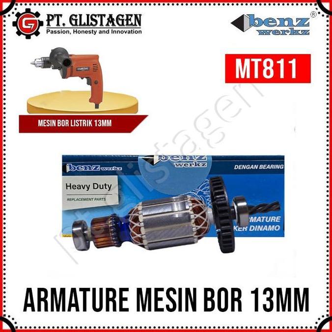 BENZ WERKZ ARMATURE MT 811 ARMATUR IMPACT DRILL 13 MM ROTOR JANTUNG BOR LISTRIK ANGKER MESIN BOR TAN
