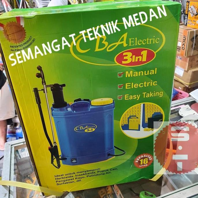 NEW CBA POMPA SPRAYER GENDONG ALAT PENYEMPROT SEMPROTAN HAMA 16 Liter CBA
