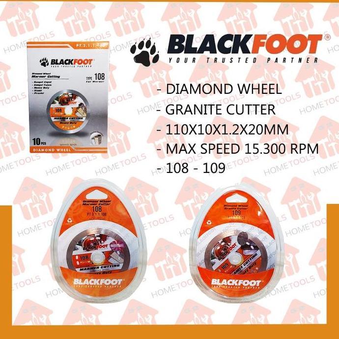MATA POTONG GRANIT MARMER 4" BLACKFOOT VARIAN DW GRANITE-DIAMOND WHEEL BEST QUALITY