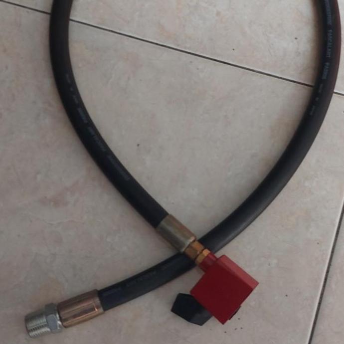TERBARU - selang instalasi gas pigtail 1/2 regulator atas kopling tabung gas3kg 5kg 12kg