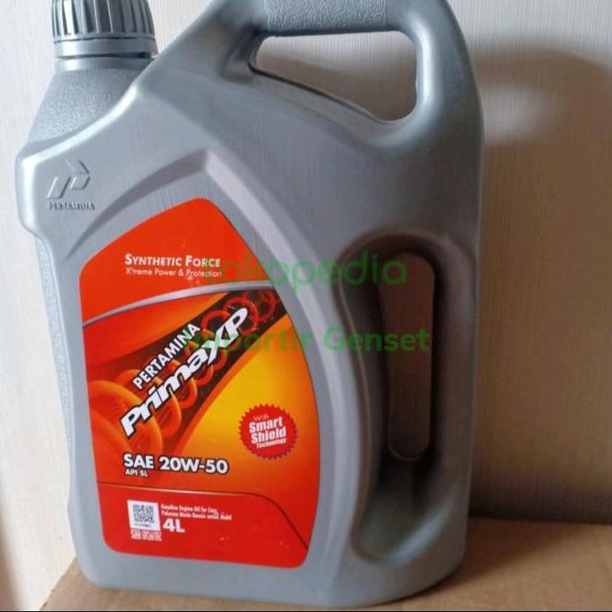 Oli Mesin Pertamina Prima Xp Sae 20W-50 4L/4000Ml