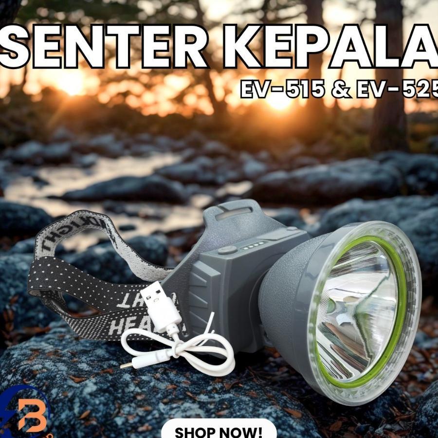 Senter Kepala 80 Watt & 100Watt Super Terang Anti Air /Senter Kepala Led  Senter Awet