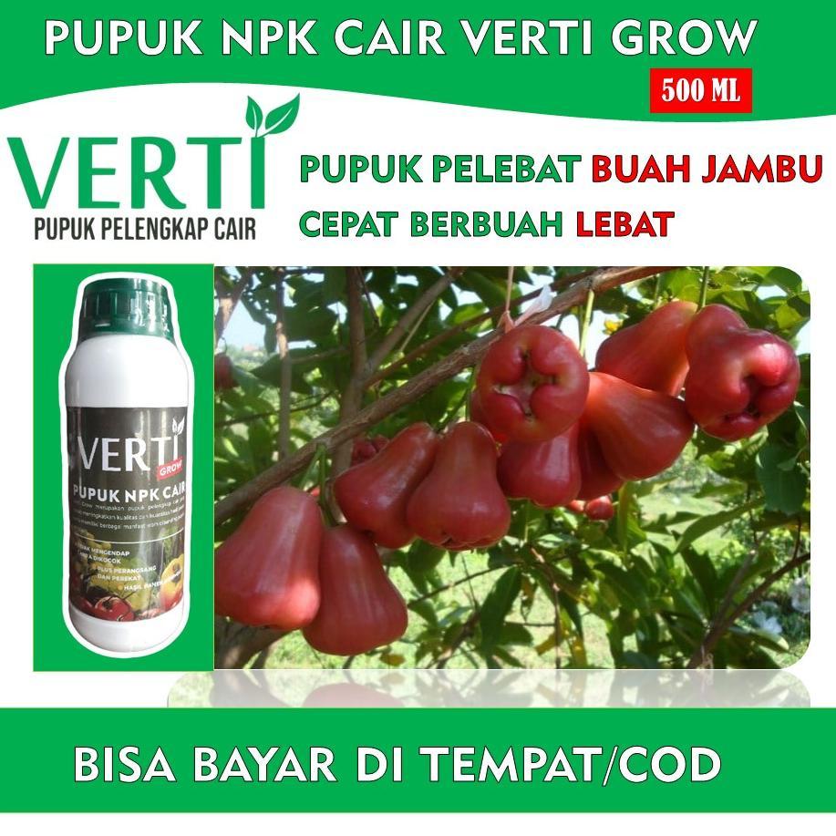 NEW Pupuk Verti Grow Pupuk Cair Perangsang Buah Jambu Air Terbaik Obat Cair Untuk Jambu Air - Pupuk 