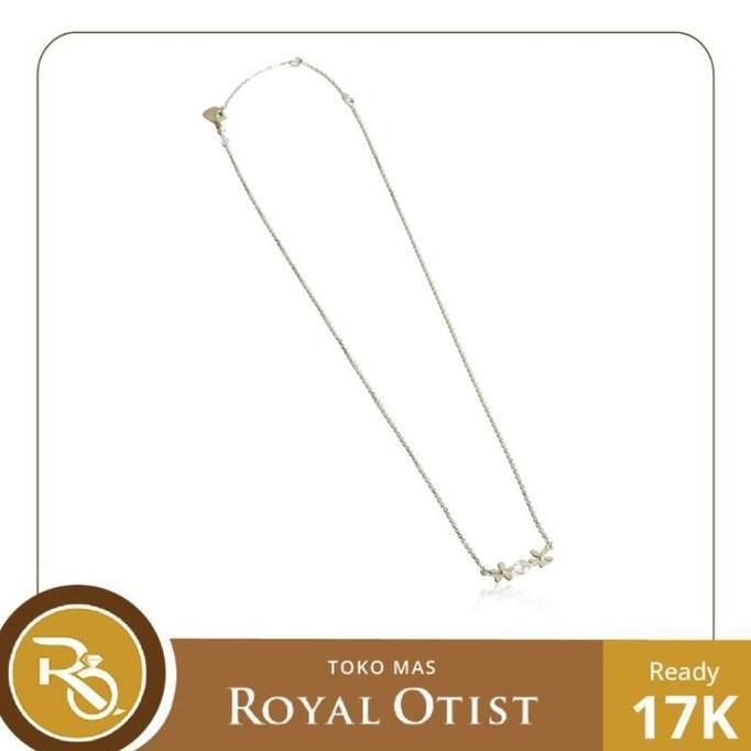 Kalung Emas Putih Serut Camille 17 K Royal Otist