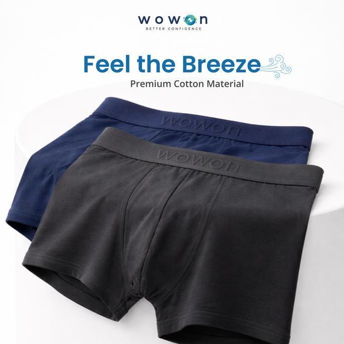 Lansungkirim- Boxer Isi 3 Pcs - Wowon Boxer - Celana Dalam Pria - Extreme Comfort Boxer - 3 Pcs