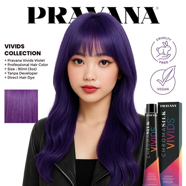 PRAVANA VIVIDS VIOLET - Vegan Hair Color (Cat Rambut) cat rambut