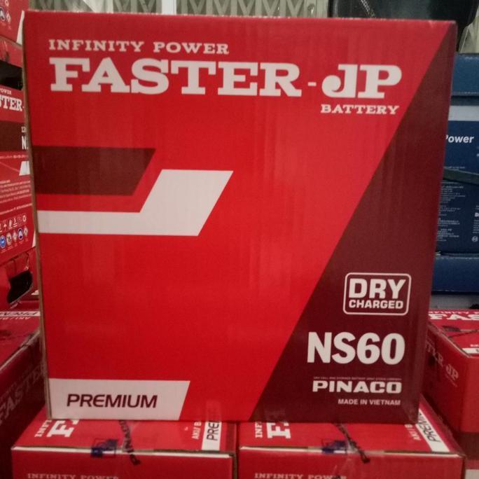 AKI MOBIL MEREK FASTER JP NS 60 PREMIUM / BASAH