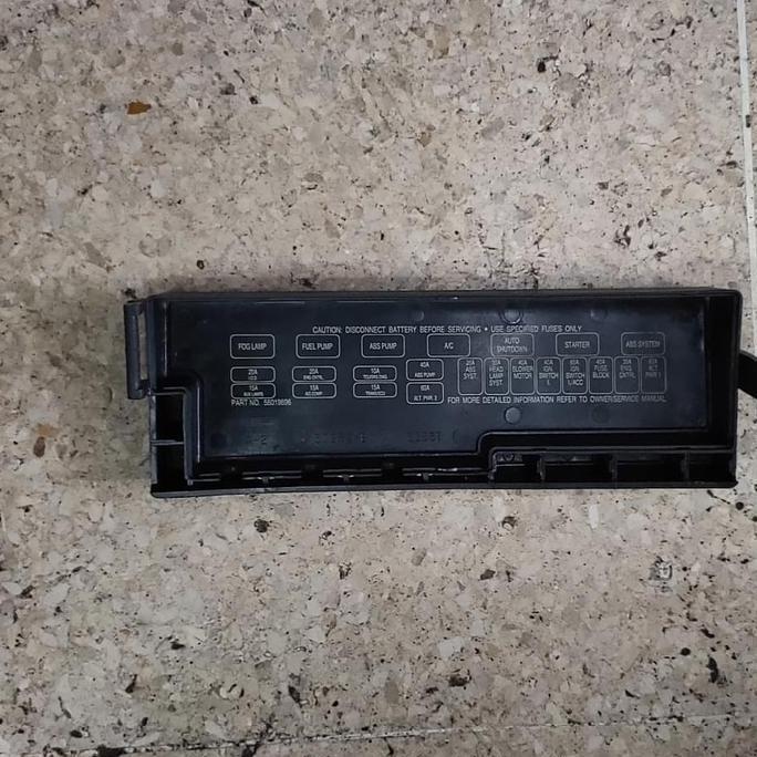 tutup box sikring jeep cherokee XJ