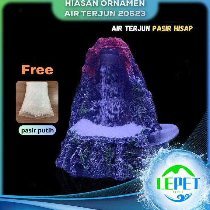 LEPET WATERFALL AQUASCAPE 20623 / HIASAN AQUARIUM TEBING AIR TERJUN