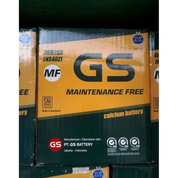 Aki Accu Kering Mobil GS MF Astra NS40Z 36B20R 12V-35AH Orinal