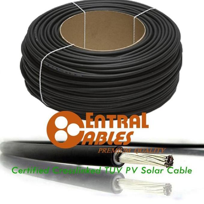 Kabel Solar Pv1-F 6 Mm2 10 Awg 1500V ( Solar Panel Cable Pv-1F Kabel Panel Surya )