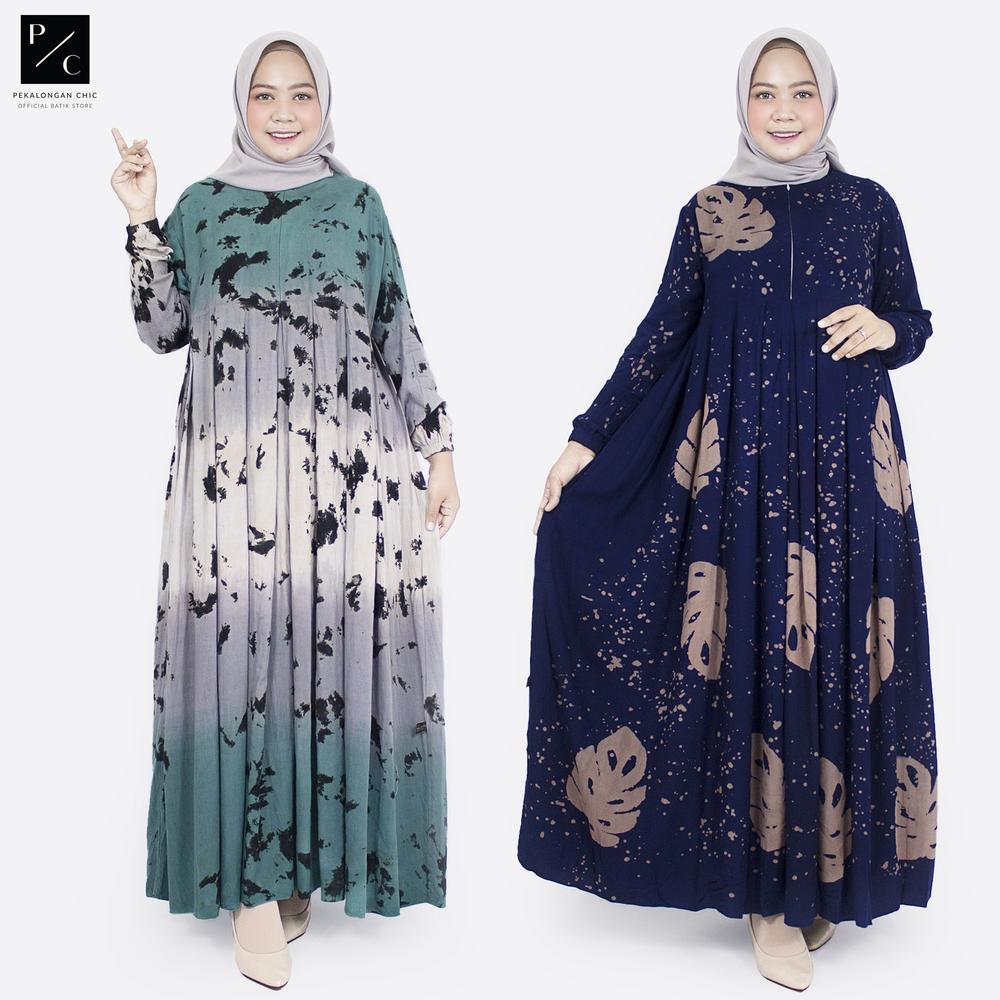 BIG PROMO [BISA COD] GAMIS RAYON PREMIUM / GAMIS TIE DYE KEKINIAN / DRESS MUSLIM / BAJU GAMIS / GAMI
