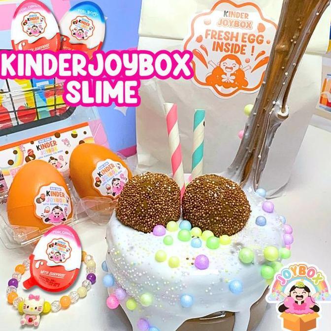KINDER SLIME JOYBOX | Mainan Anak Wangi Coklat & Surprise Telur