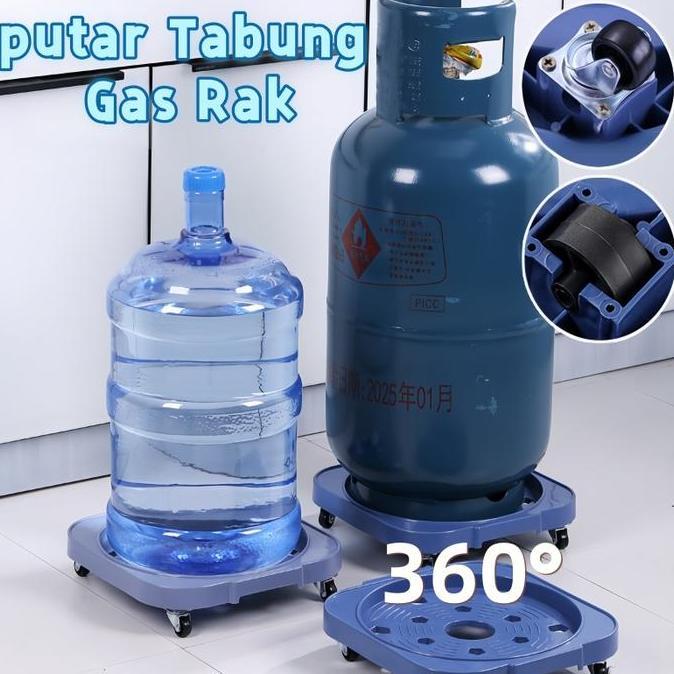 TOKOBOEJANG77 - 360PUTAR TABUNG GAS RAK / GAS BRAKET TABUNG GAS DASAR TABUNG / TABUNG GAS RAK DORONG