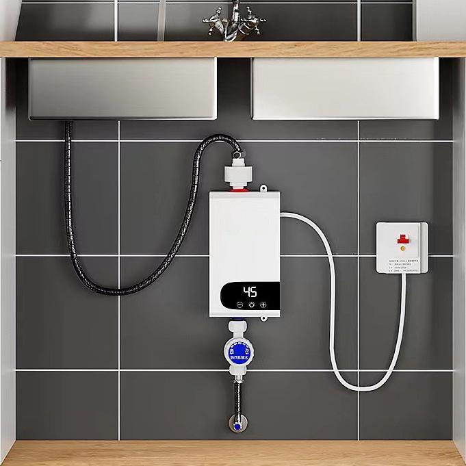 Pemanas Air Listrik Terpasang Di Dinding/Pemanas Air Kamar Mandi/Pemanas Air Tanpa Tangki