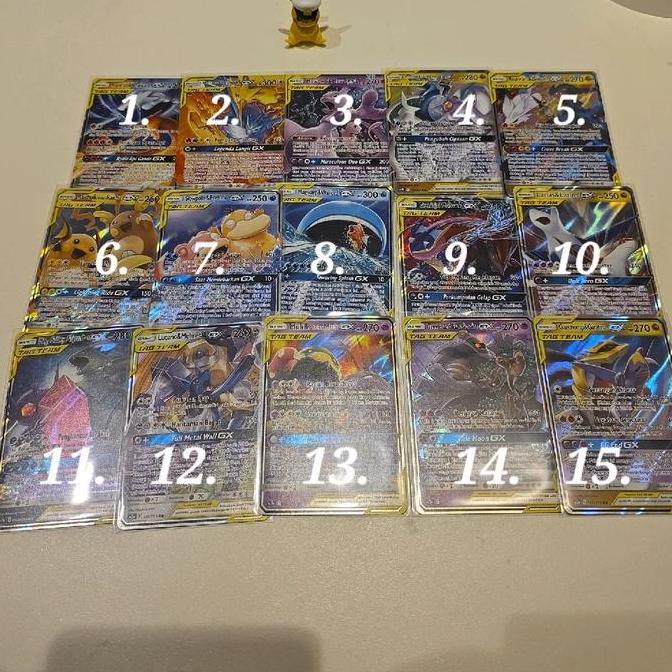 mainan - Reshiram Zekrom Charizard Moltres Zapdos Articuno Mewtwo Mew Arceus Dialga Palkia Raichu Sl