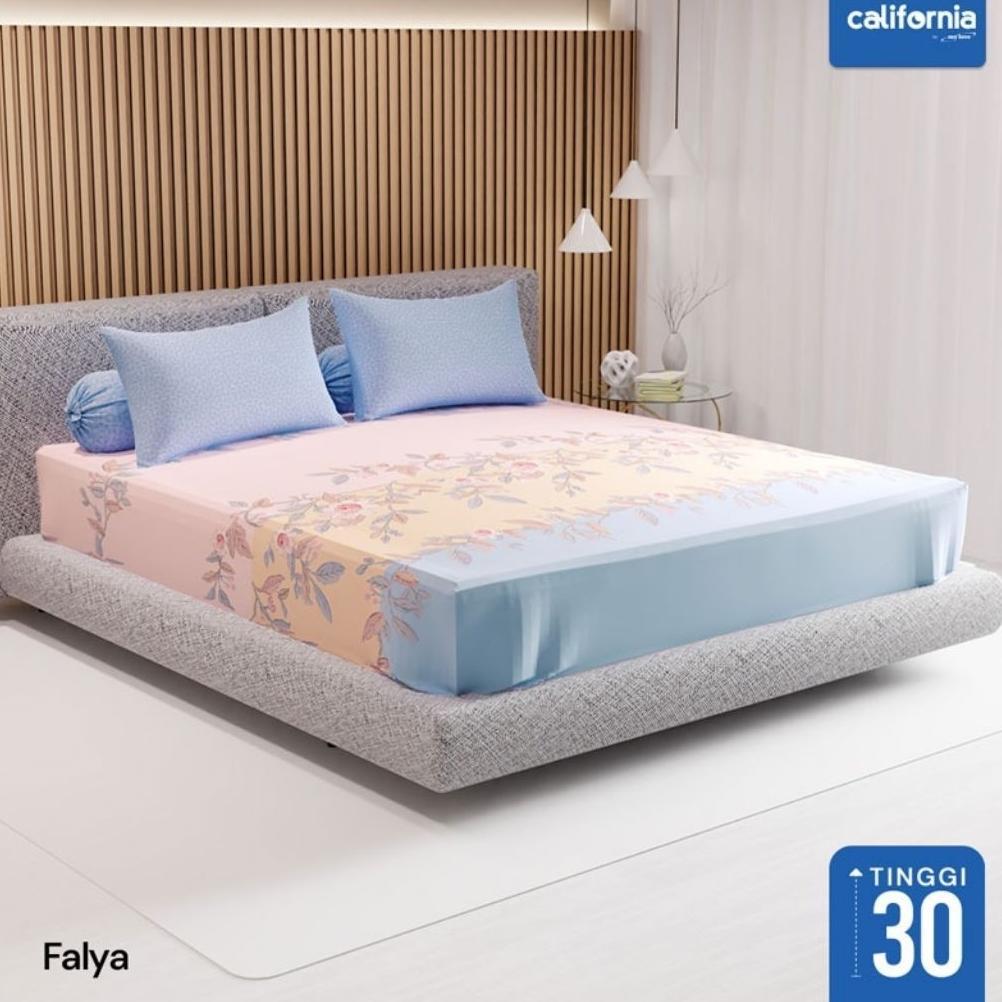 Sprei California king 180x200/ 160x200 Tinggi 30 cm/ sprei Tinggi 30 terbaru