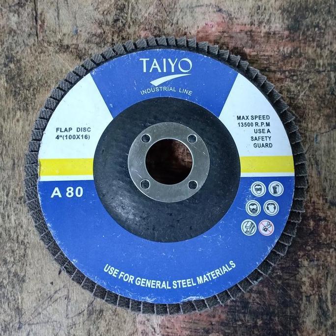 Hnds- Amplas Susun Taiyo Flap Disc 4" Spec A 80