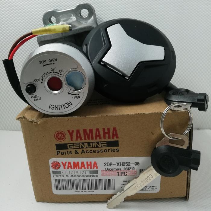 KUNCI KONTAK + TUTUP TANGKI NMAX 155 KUNCI ORI YAMAHA