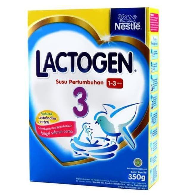 Terlaris New Produk Lactogen 3 Gold 350 Gram Susu Formula Anak 1-3 Tahun Nestle