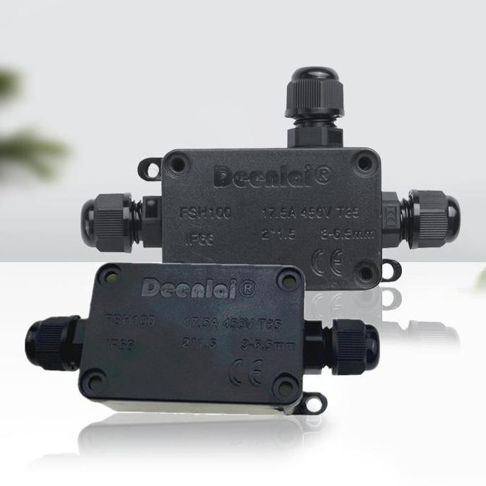 FADHANAKO Kotak Konektor Kabel Listrik IP66 Waterproof Junction Box Konektor Kabel Tahan Air