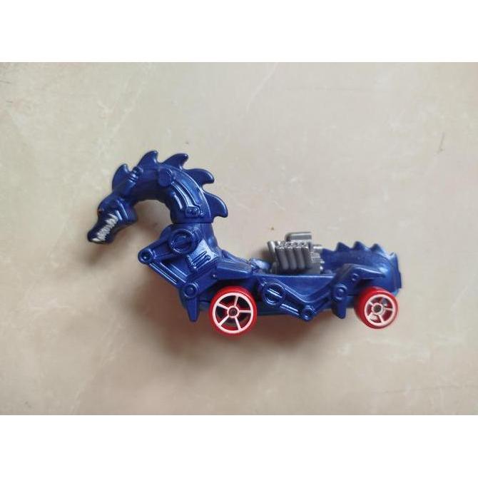 0388 ASSORTED DIECAST LOOSE : HOTWHEELS - RODZILLA LIGHT BLUE RARE MCS27