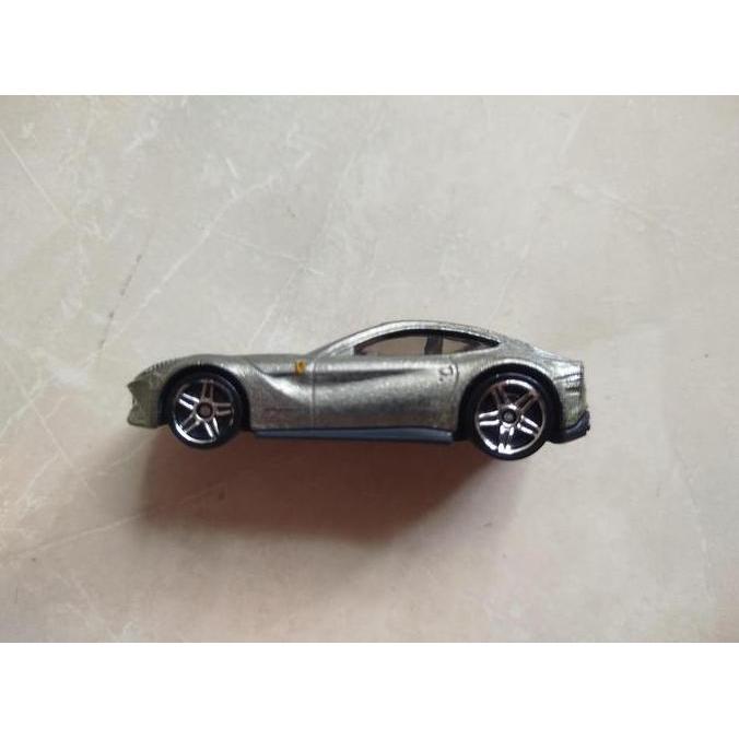 0008 ASSORTED DIECAST LOOSE : HOTWHEELS - FERRARI F12 BERLINETTA / ZAMAC - VERY RARE MCS27