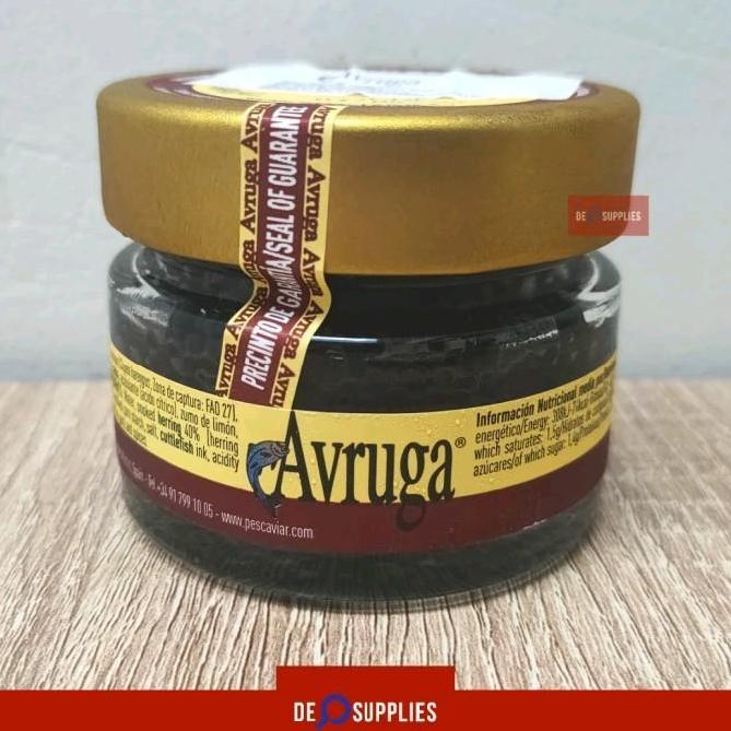 AVRUGA CAVIAR 120GR - PESCAVIAR KAVIAR TELUR IKAN HITAM SMOKED PREMIUM - STANDAR