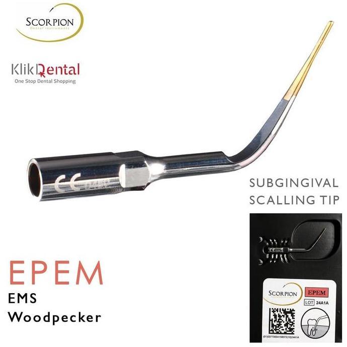 KLIK DENTAL Scorpion Scaler Tip Perio ( EP ) for EMS Skeler Tip