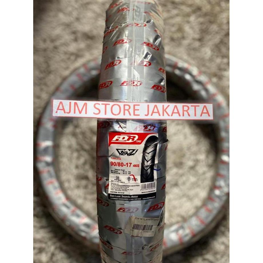 Pneu - Fdr Genzi 90/80-17 Tubeless...