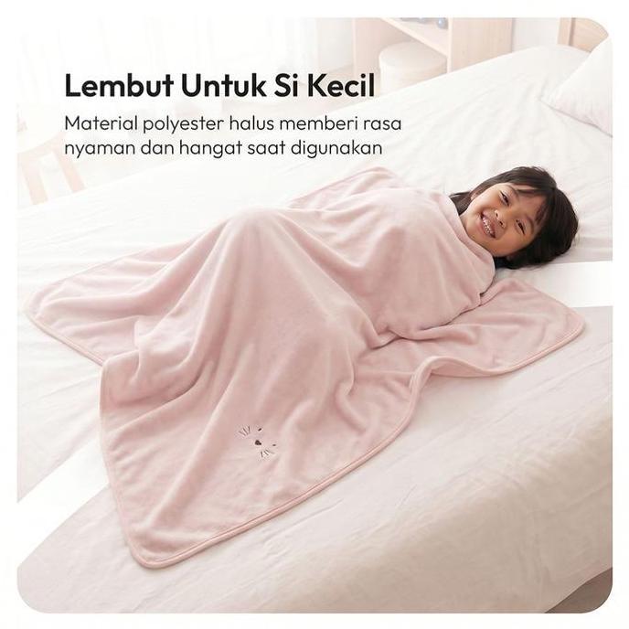 Promo Informa 125x150 cm Selimut Boobo Unicorn - Pink Diskon