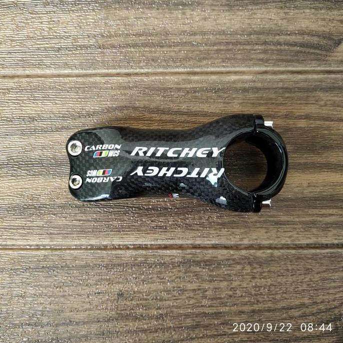 RITCHEY WCS Stem 3k Carbon 80mm 6 Degrees Glossy - Stem Road Bike MTB [terbaik]