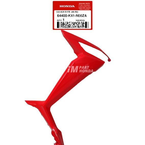 64400-K41-N00ZA COVER SAYAP KANAN NEW SUPRA X 125 FI MERAH FERARRI JKT